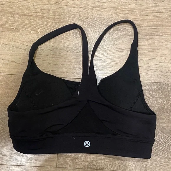 lululemon athletica Black Minimal Strappy Sports Bra - Picture 2 of 3